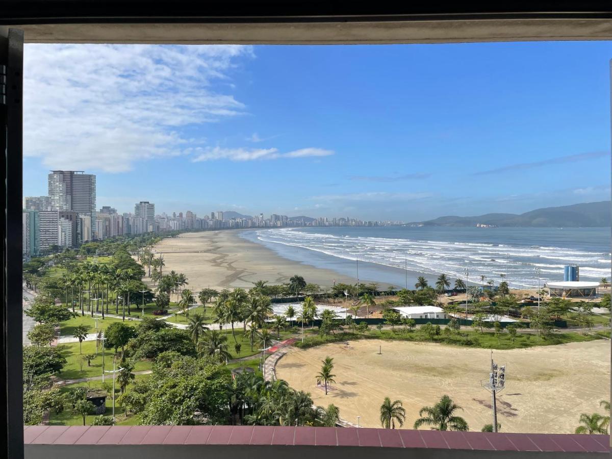 Pe Na Areia Em Santos! Que Vista Mar! Apartment Сантос Екстериор снимка