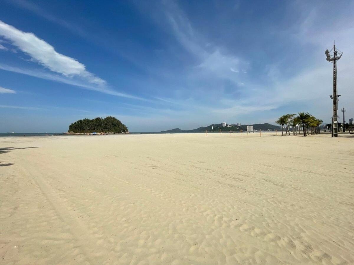 Pe Na Areia Em Santos! Que Vista Mar! Apartment Сантос Екстериор снимка