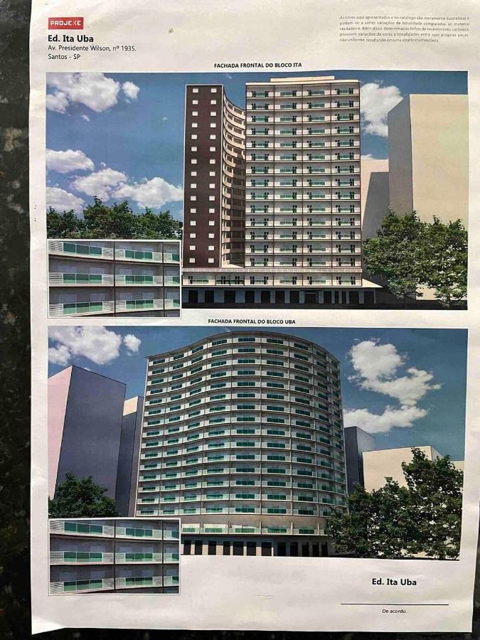 Pe Na Areia Em Santos! Que Vista Mar! Apartment Сантос Екстериор снимка